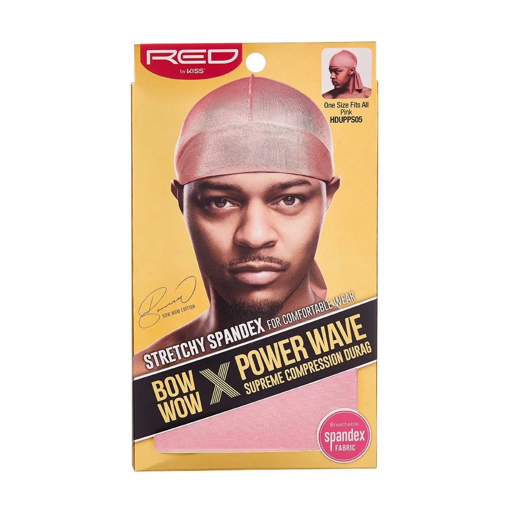 Red By Kiss Bow Wow x Power Wave Supreme Compression Durag - Image 5