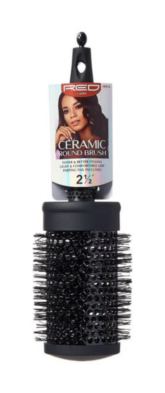 Red by Kiss Ceramic Round Brush 2 1/2" #HH14