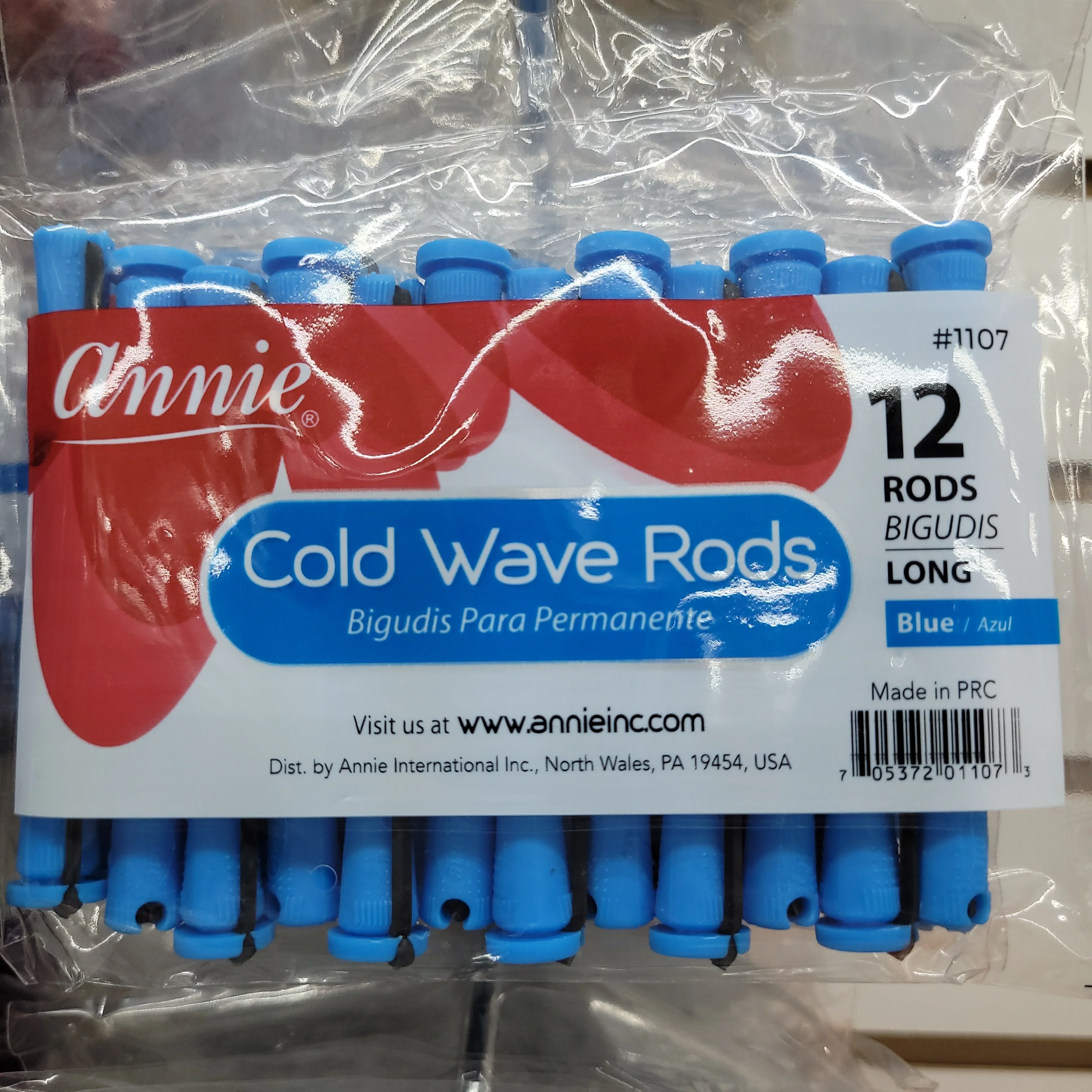 Red by Kiss Cold Wave Rods Long 12pcs 1/4" Blue #HRC01L - Image 2