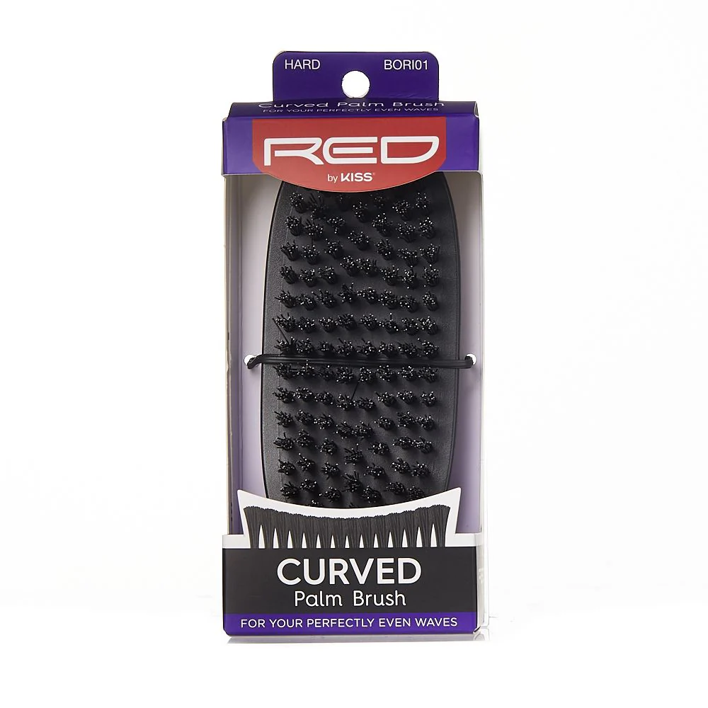 Red by Kiss Curved Palm Brush - Hard #BORI01
