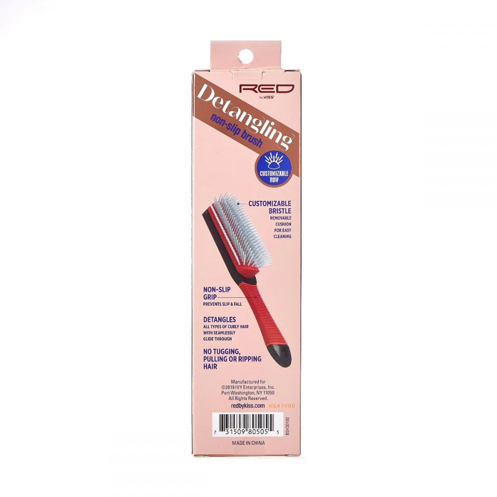 Red by Kiss Detangling Non-Slip Brush #HH45(BSH30) - Image 2
