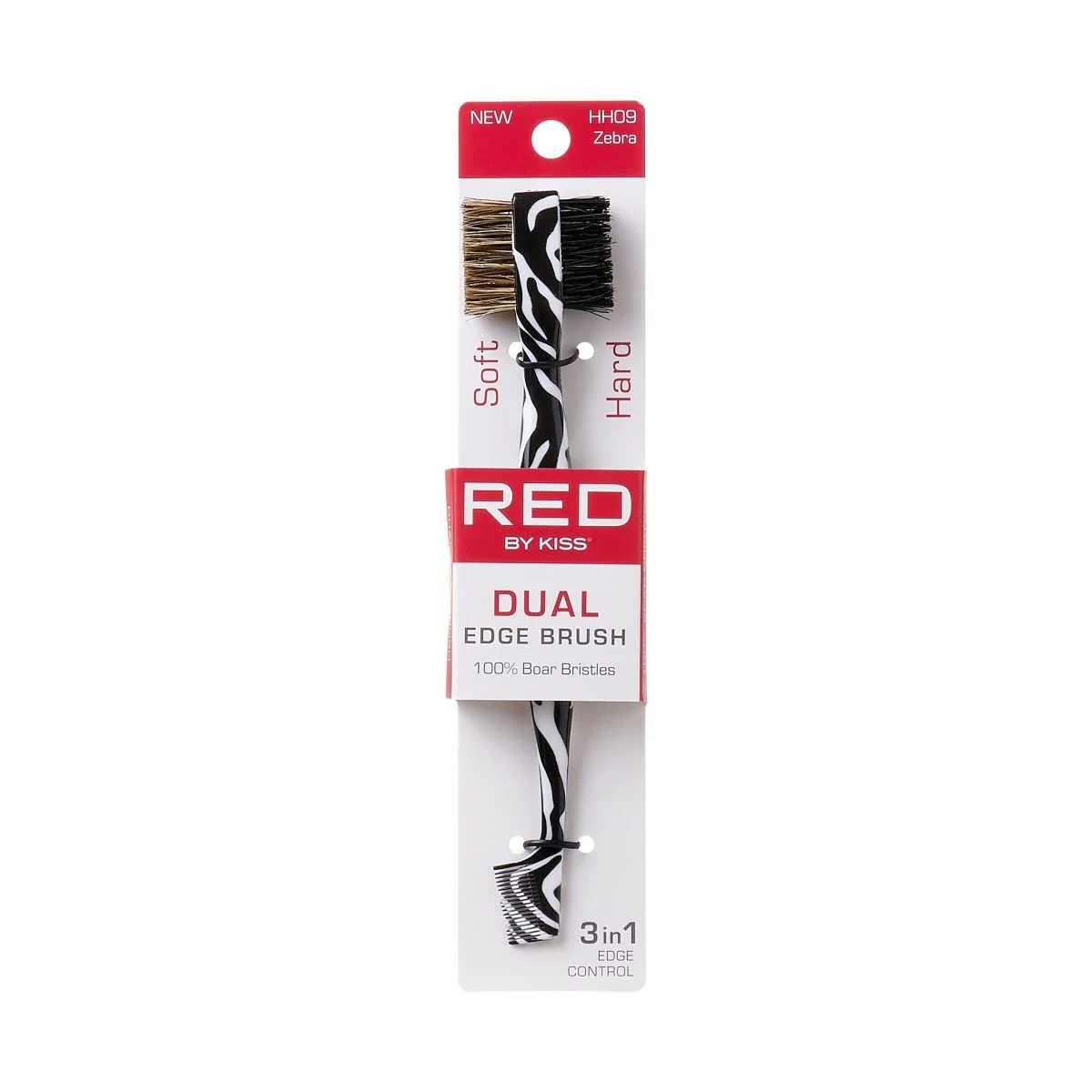 Red by Kiss Dual Edge Brush - Zebra #HH09