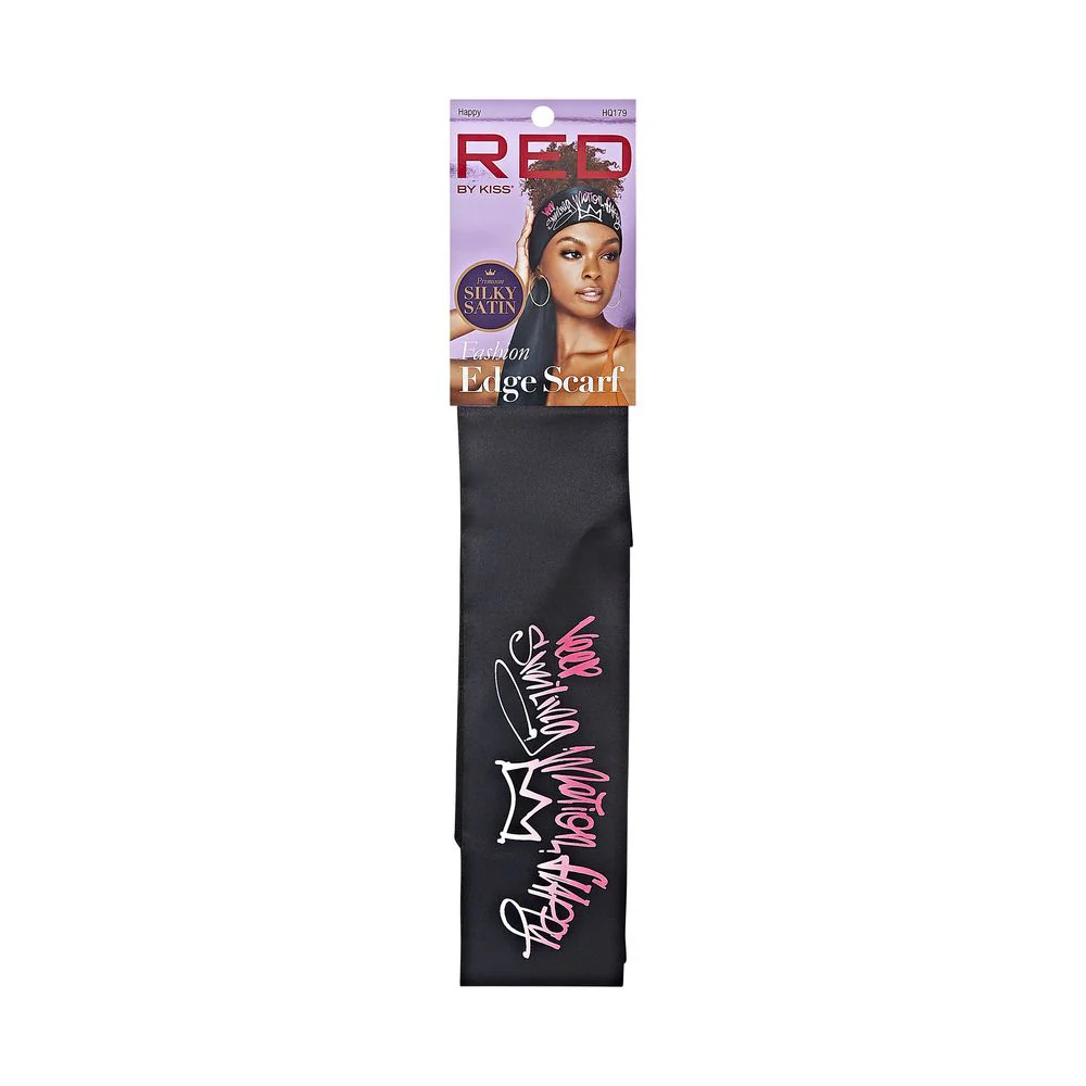 Red by Kiss FASHION SILKY SATIN EDGE SCARF - Image 5