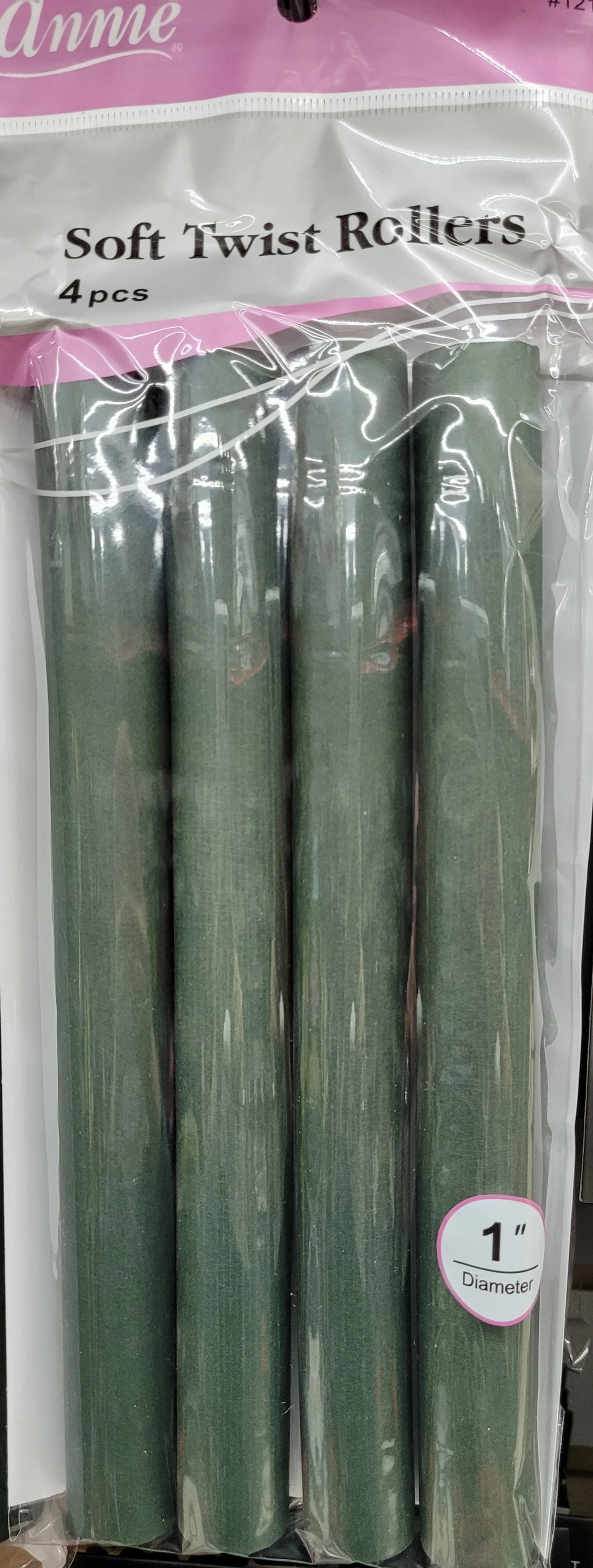 Red by Kiss Flexi Rods 4pcs 10", 1"Dark Green #HRF19 & #HRF19VP 8pcs - Image 2