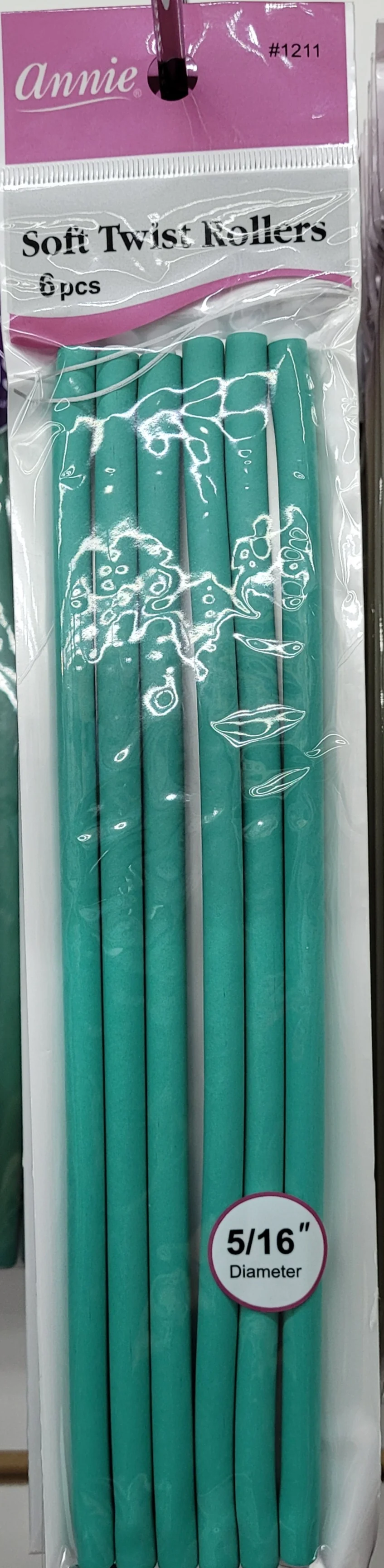 Red by Kiss Flexi Rods 6pcs 10",5/16" Green #HRF12 - Image 2