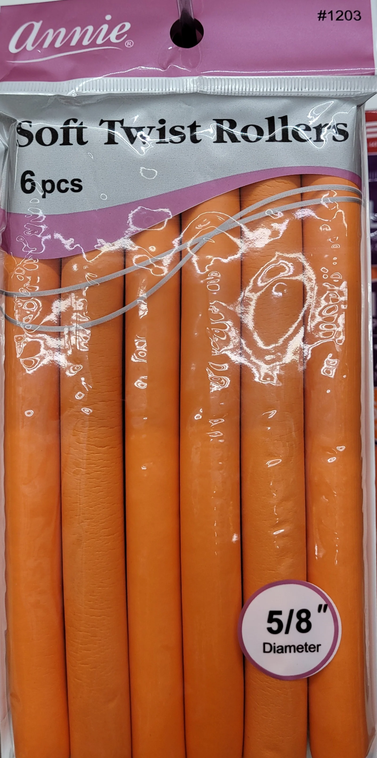 Red by Kiss Flexi Rods 6pcs 7",5/8" Orange #HRF06 & #HRF06VP 12pcs - Image 2
