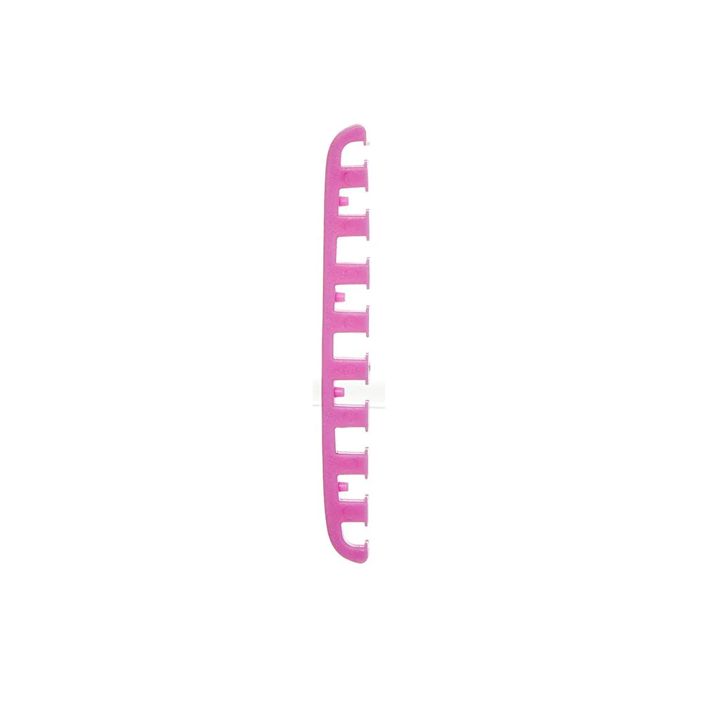 Red by Kiss Glide & Define Detangle 9 Row Non-Slip Brush - Pink #BSH49 #HH64 - Image 4