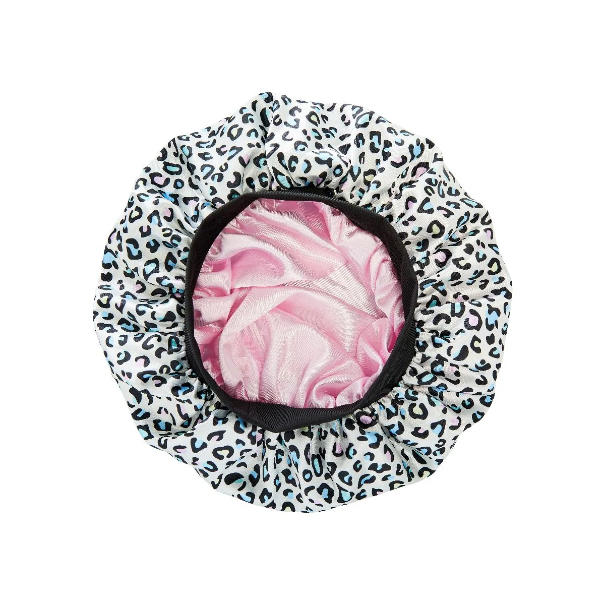 Red by Kiss Kids Satin Reversible Bonnet #HJ11 Leopard - Image 5