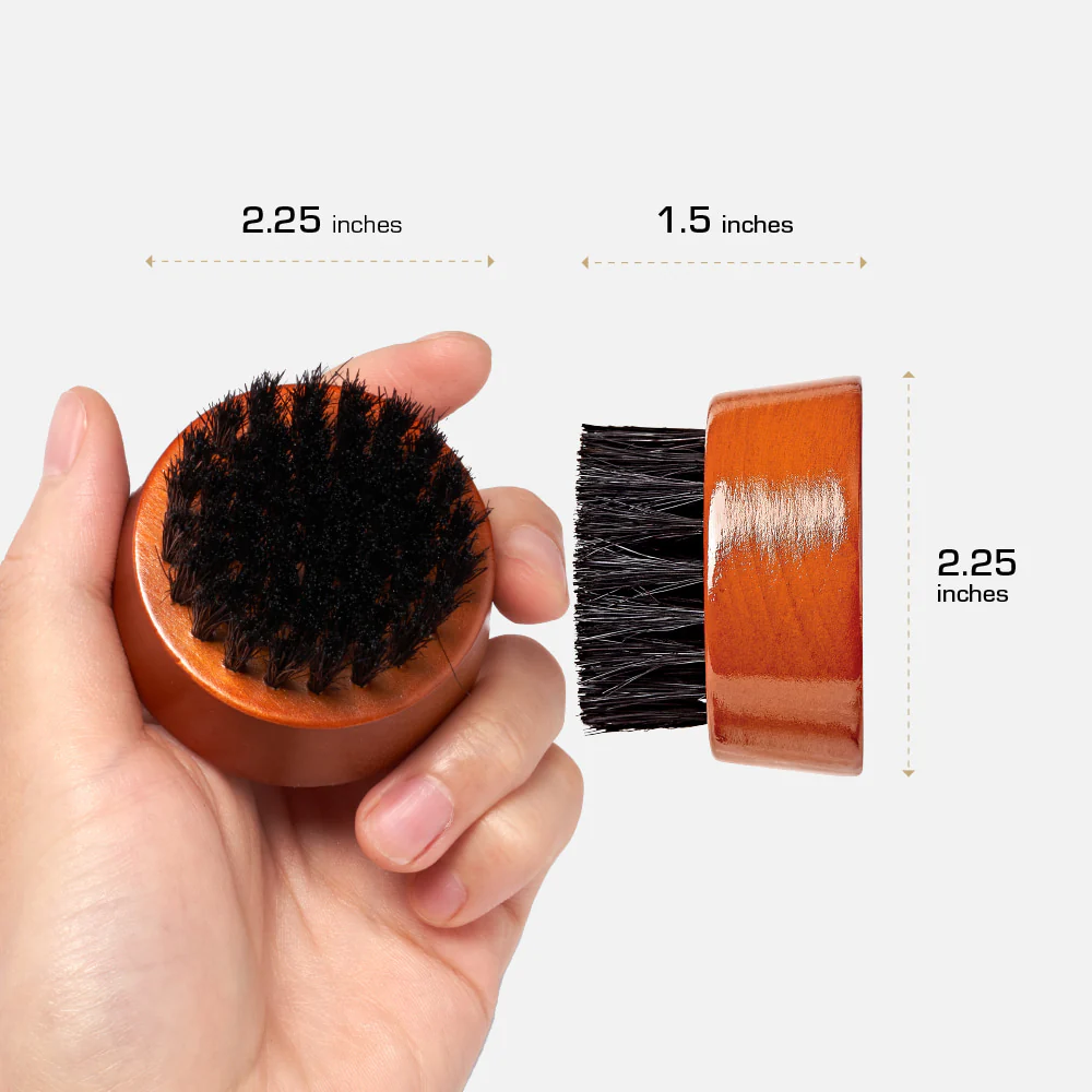 Red by Kiss Premium Beard Medium Soft Round Mini Brush #BR204 - Image 4