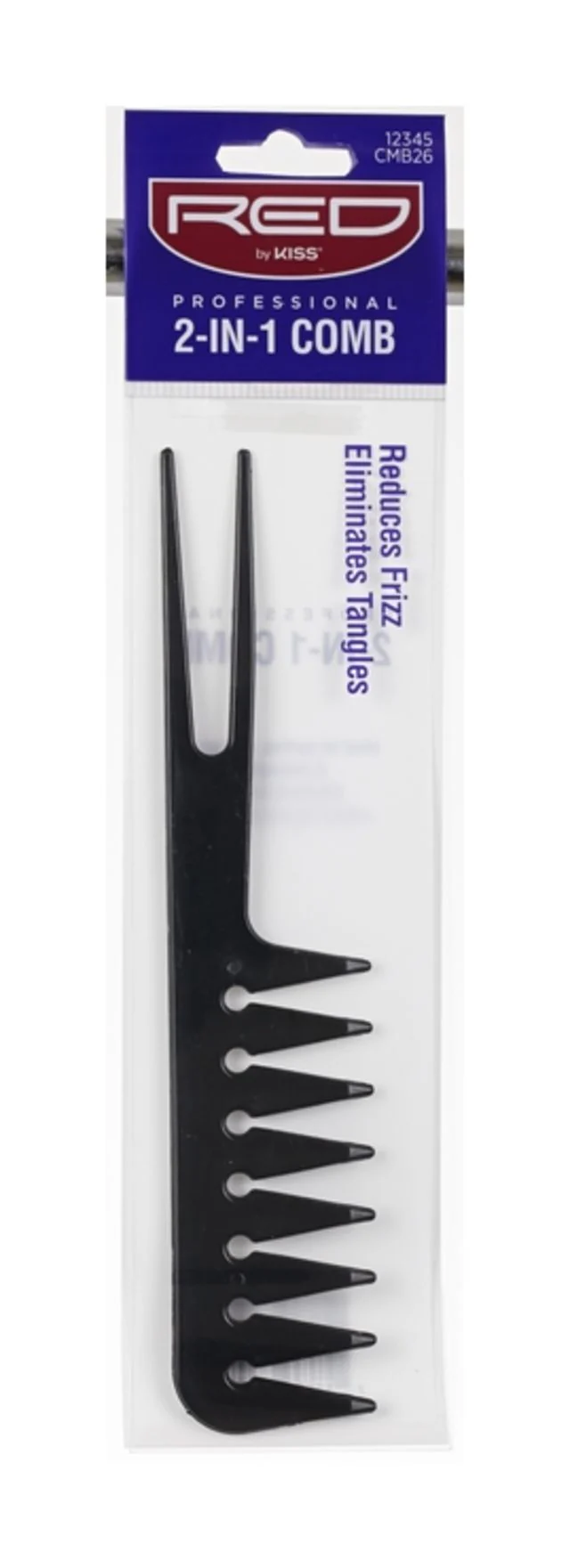 Red by Kiss Professional 2-in-1 comb #CMB26