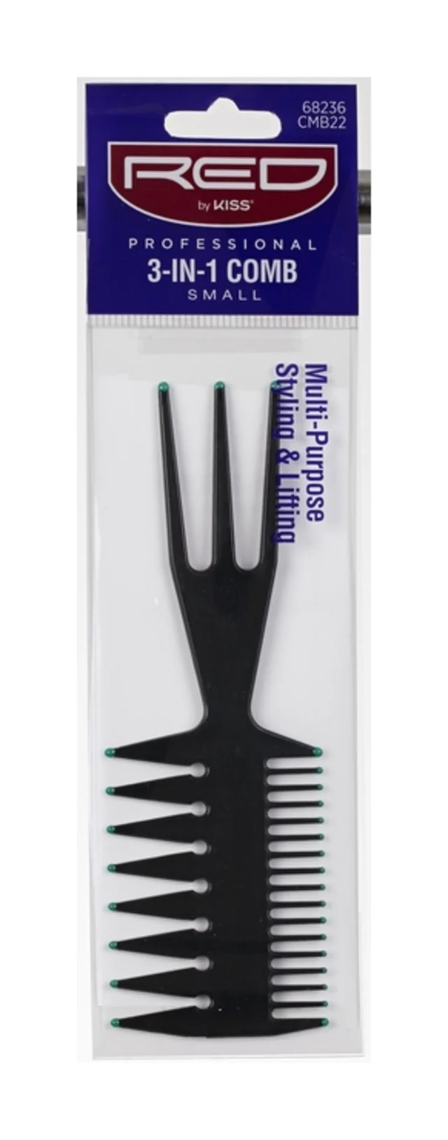 Red by Kiss Professional 3-in-1 Comb Small #HM58(CMB22)