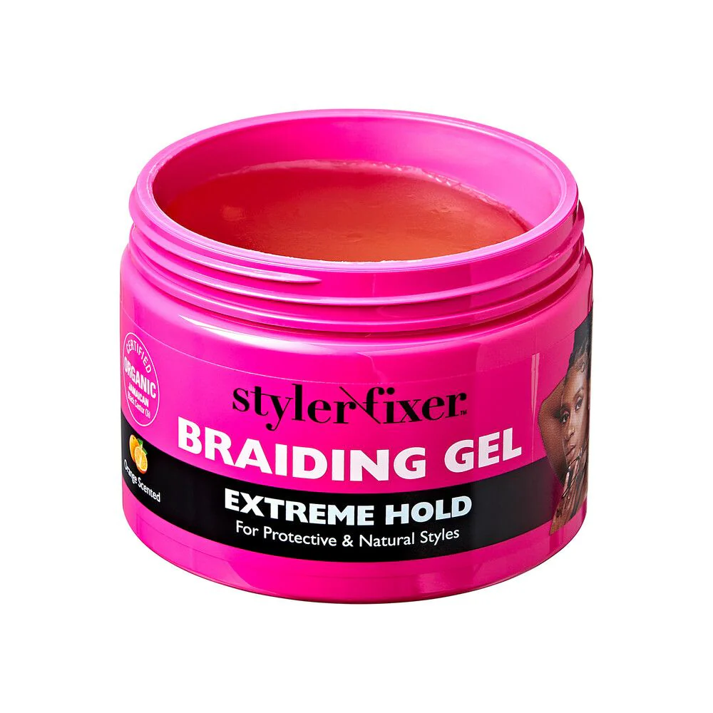 Red by Kiss Styler Fixer Braiding Gel 6oz #SBE01 Extreme Hold - Image 2