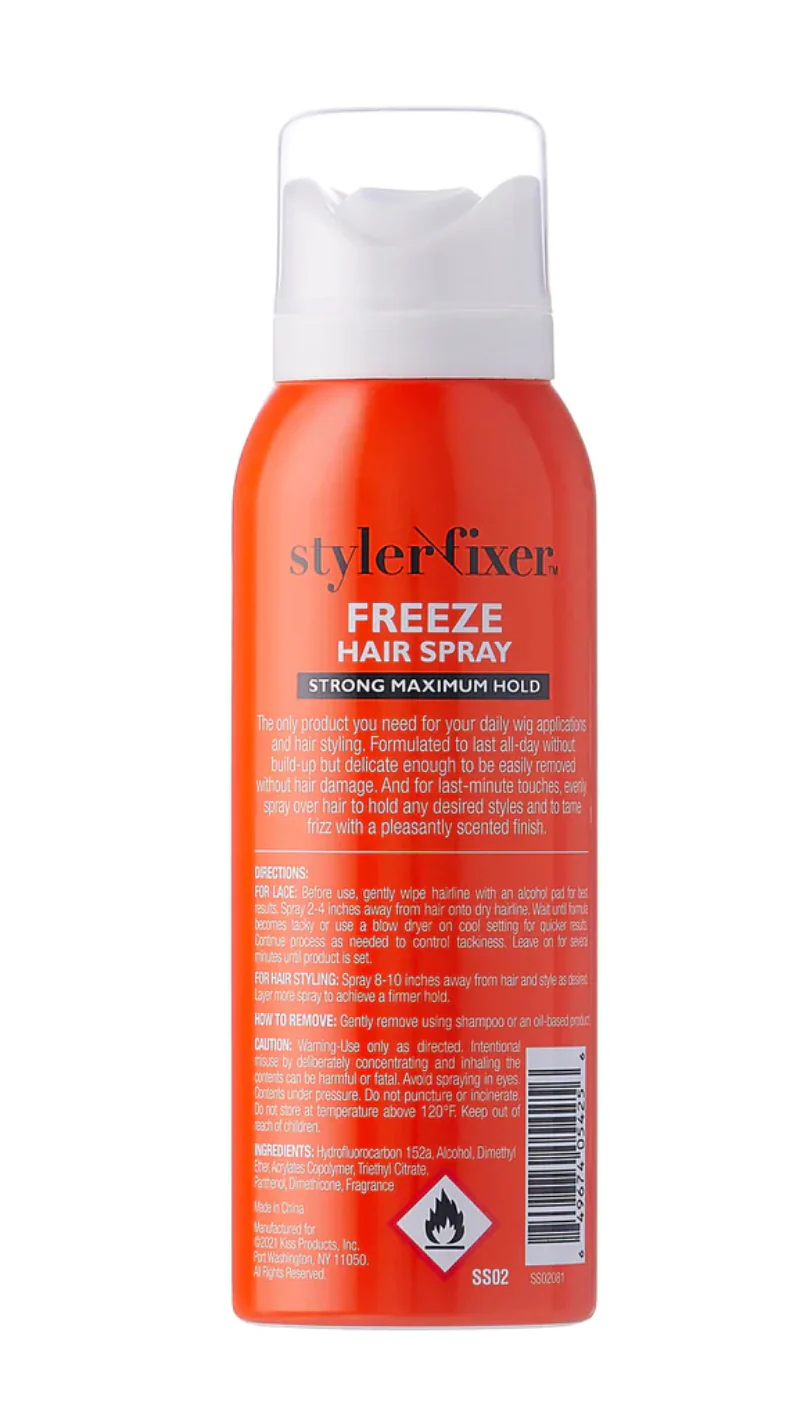 Red by Kiss Styler Fixer Freeze Hair Spray - Image 4
