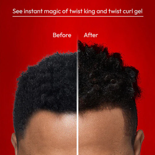 Red by Kiss Styler Fixer Twist Curl Gel 6oz #STG01 Soft Hold - Image 4