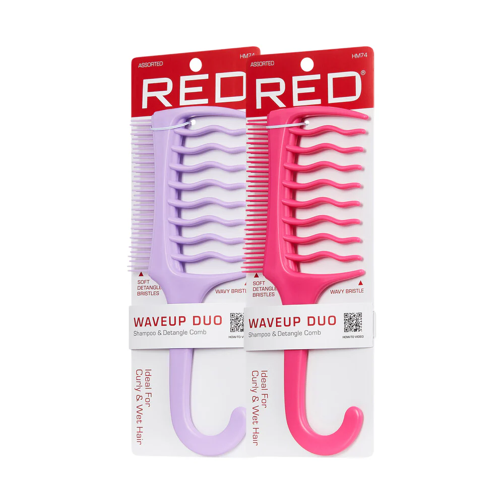 Red by Kiss Waveup Duo Shampoo & Detangle Comb