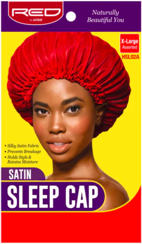 Red by Kiss X-Large Satin Sleep Cap #HSL02A Assorted