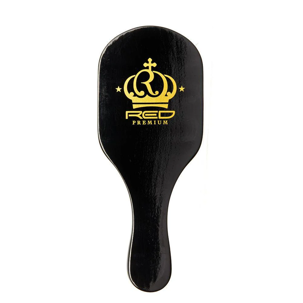 RED Premium 360 Power Wave Brush X Bow Wow - Medium Soft Club #BR15(BORP02) - Image 4