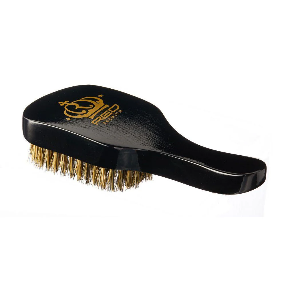 RED Premium 360 Power Wave Brush X Bow Wow - Medium Soft Club #BR15(BORP02) - Image 5