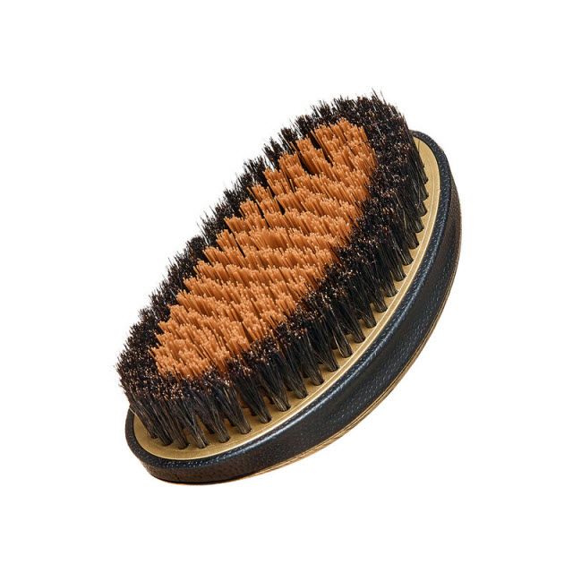 RED Premium Metallic Boar Brush X Bow Wow - Curved Palm #BR08 - Image 2