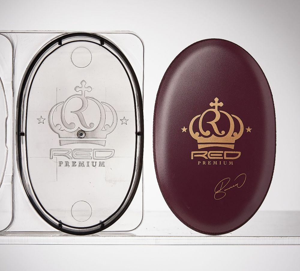 RED Premium Pocket Wave Brush X Bow Wow - Curved Palm Brush SOFT #BR31(BORPP01) - Image 4