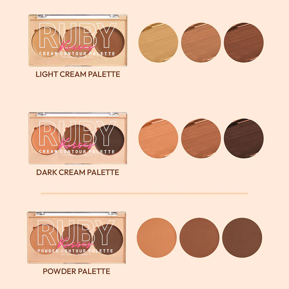 Ruby Kisses Mini Powder Contour Palette #CTP01 - Image 4