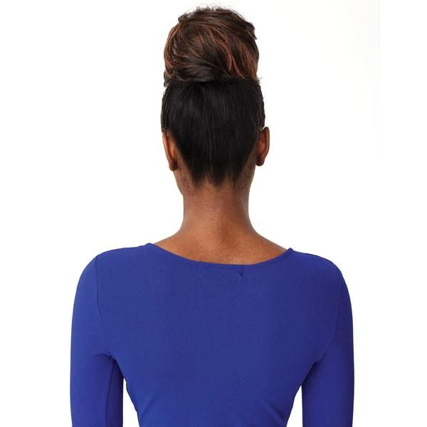 Sensationnel 100% Premium Fiber Instant Bun with Bangs - ADA - Image 4