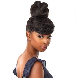 Sensationnel 100% Premium Fiber Instant Bun with Bangs - BRIA - Image 2