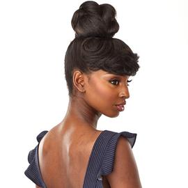 Sensationnel 100% Premium Fiber Instant Bun with Bangs - BRIA - Image 3