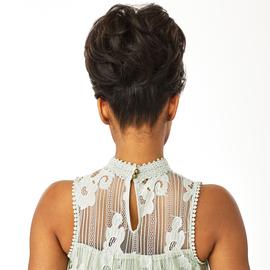 Sensationnel 100% Premium Fiber Instant Bun with Bangs - EVONNE - Image 4
