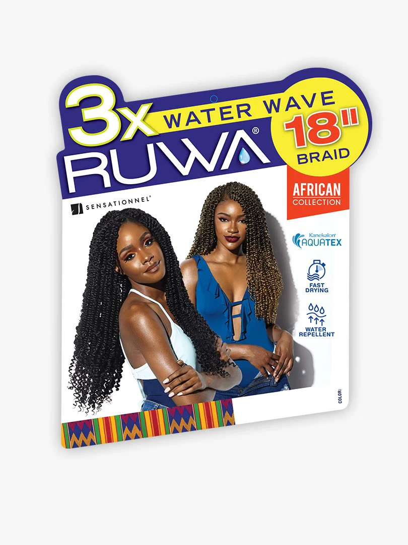 Sensationnel African Collection RUWA 3X Water Wave 18" - Image 5