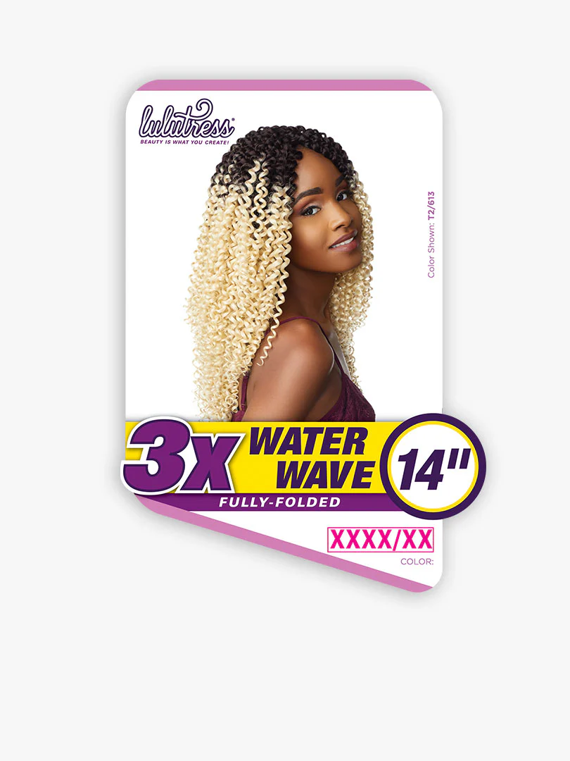 Sensationnel Crochet Braid Lulutress 3X Water Wave 14" - Image 6