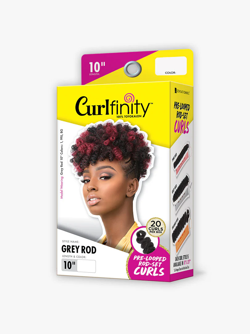Sensationnel Curlfinity Pre-Looped Grey Rod 10" - Image 3