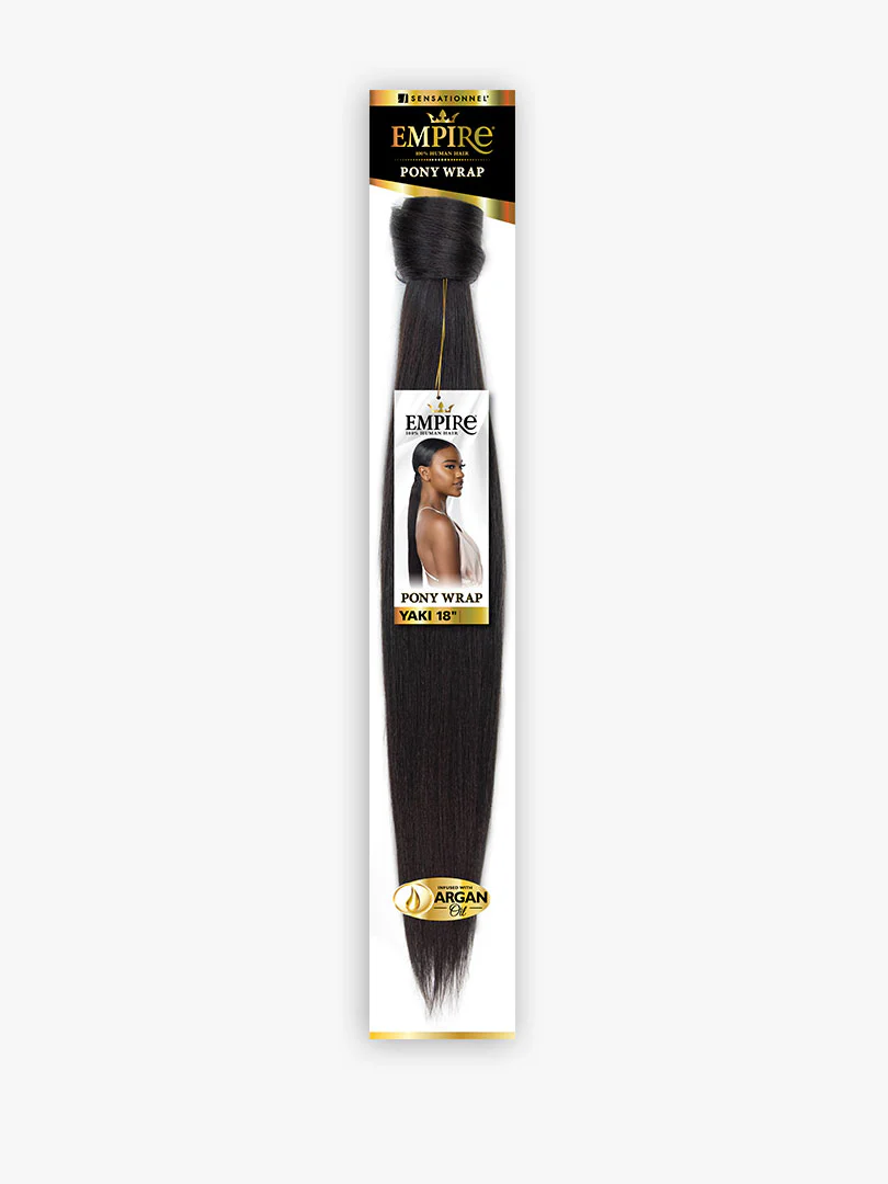Sensationnel Empire 100% Human Hair PONY WRAP YAKI