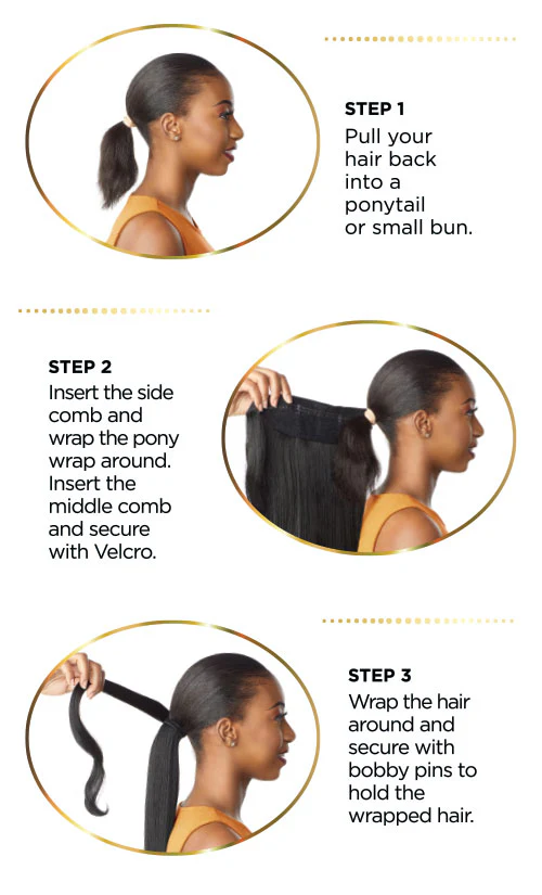 Sensationnel Empire 100% Human Hair PONY WRAP YAKI - Image 6