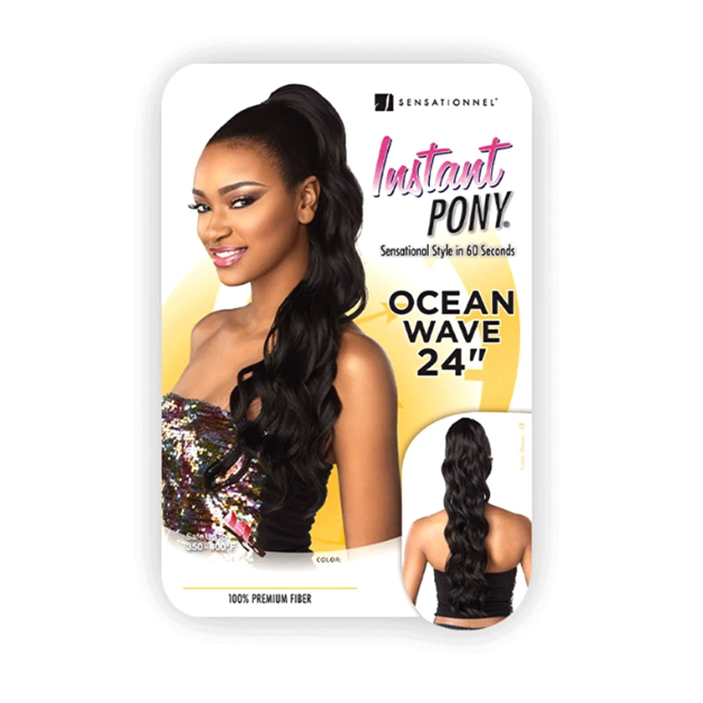 Sensationnel Instant Pony - OCEAN WAVE 24" - Image 2
