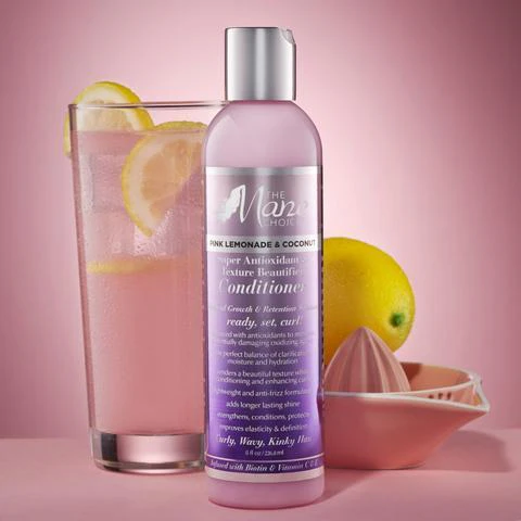 The Mane Choice Pink Lemonade & Coconut Super Antioxidant & Texture Beautifier Conditioner 8oz - Image 2