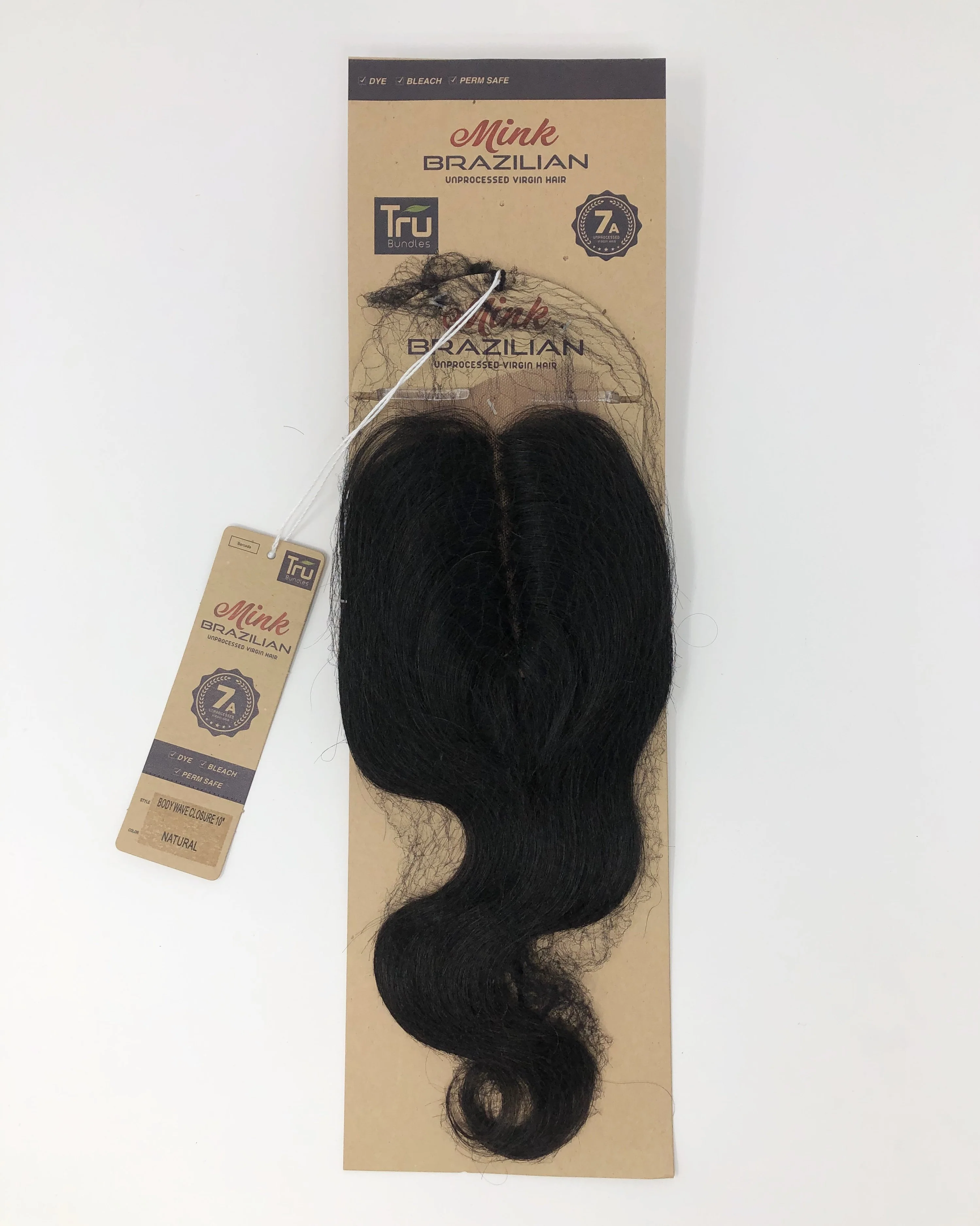 Tru Bundles Mink Brazilian Unprocessed Virgin Hair + Lace Part Closure - Body Wave - Image 3