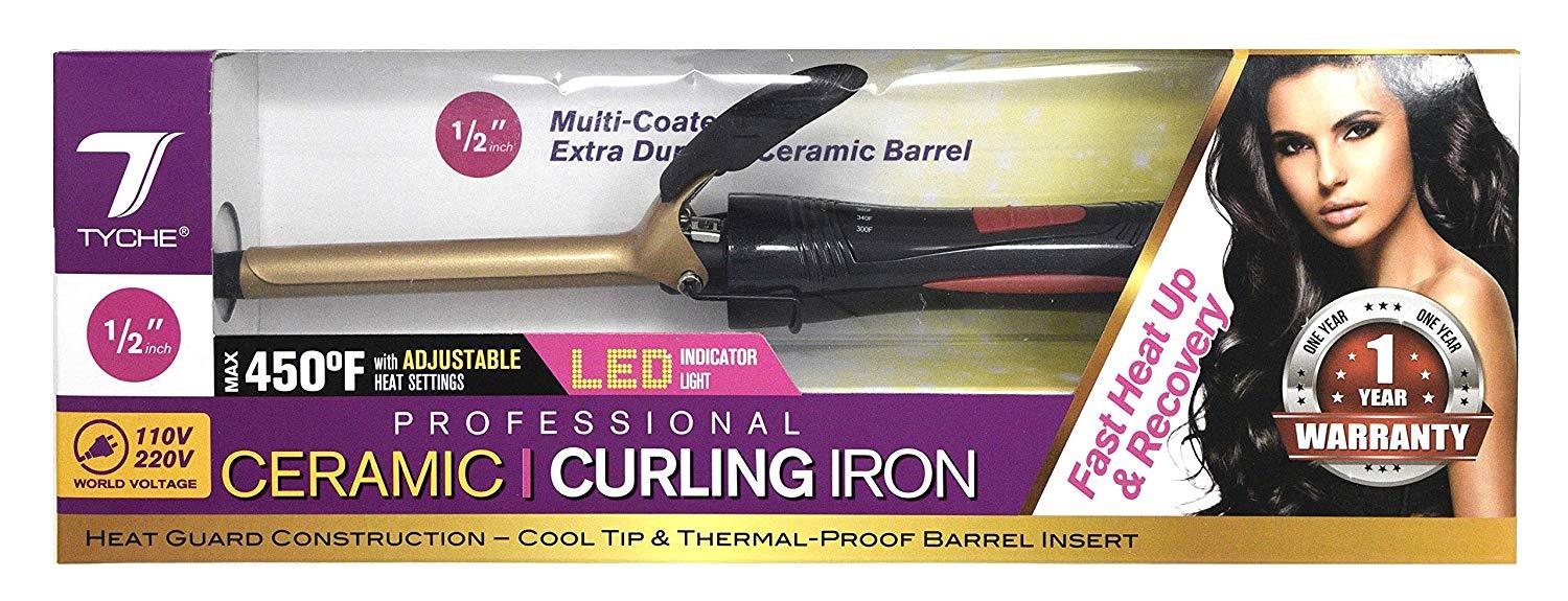 Nicka K New York Tyche Professional Ceramic Curling Iron 1/2" #TCT050 - Image 3