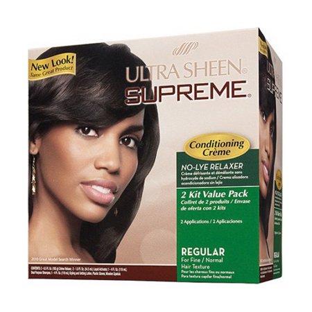 Ultra Sheen Supreme No-Lye Relaxer Kit - Regular - Image 2