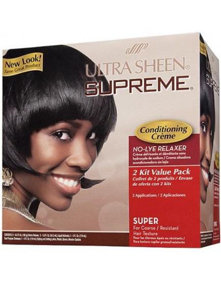 Ultra Sheen Supreme No-Lye Relaxer Kit - Super - Image 2
