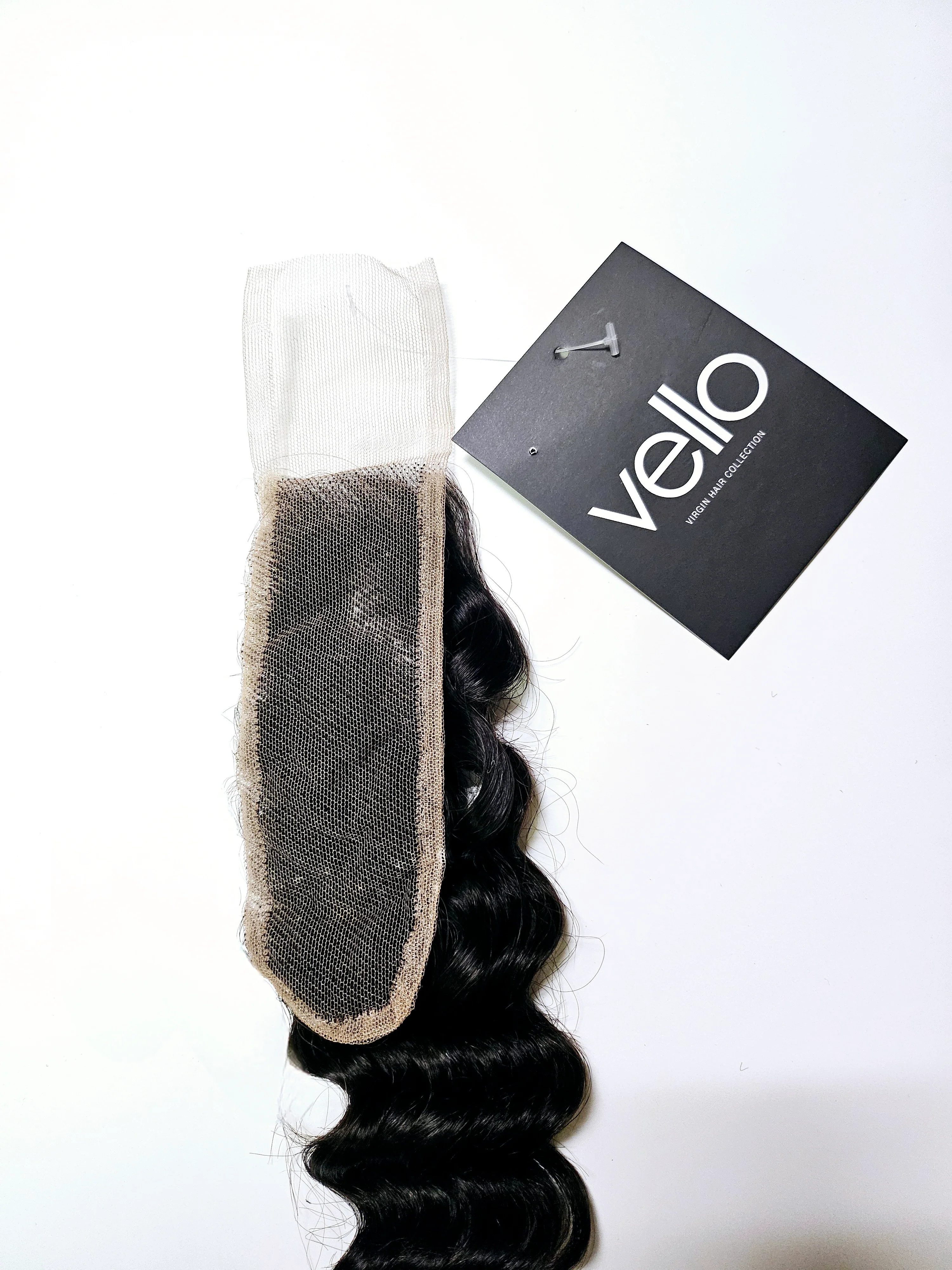 VELLO 9A Virgin Hair 2x6 Lace Closure Deep Wave - Image 3